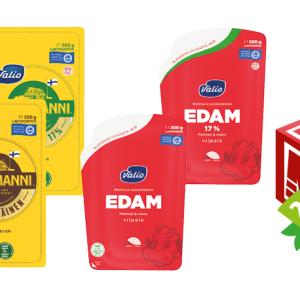 edam tai/eller  oltermanni viipalejuustot/skivade ostar